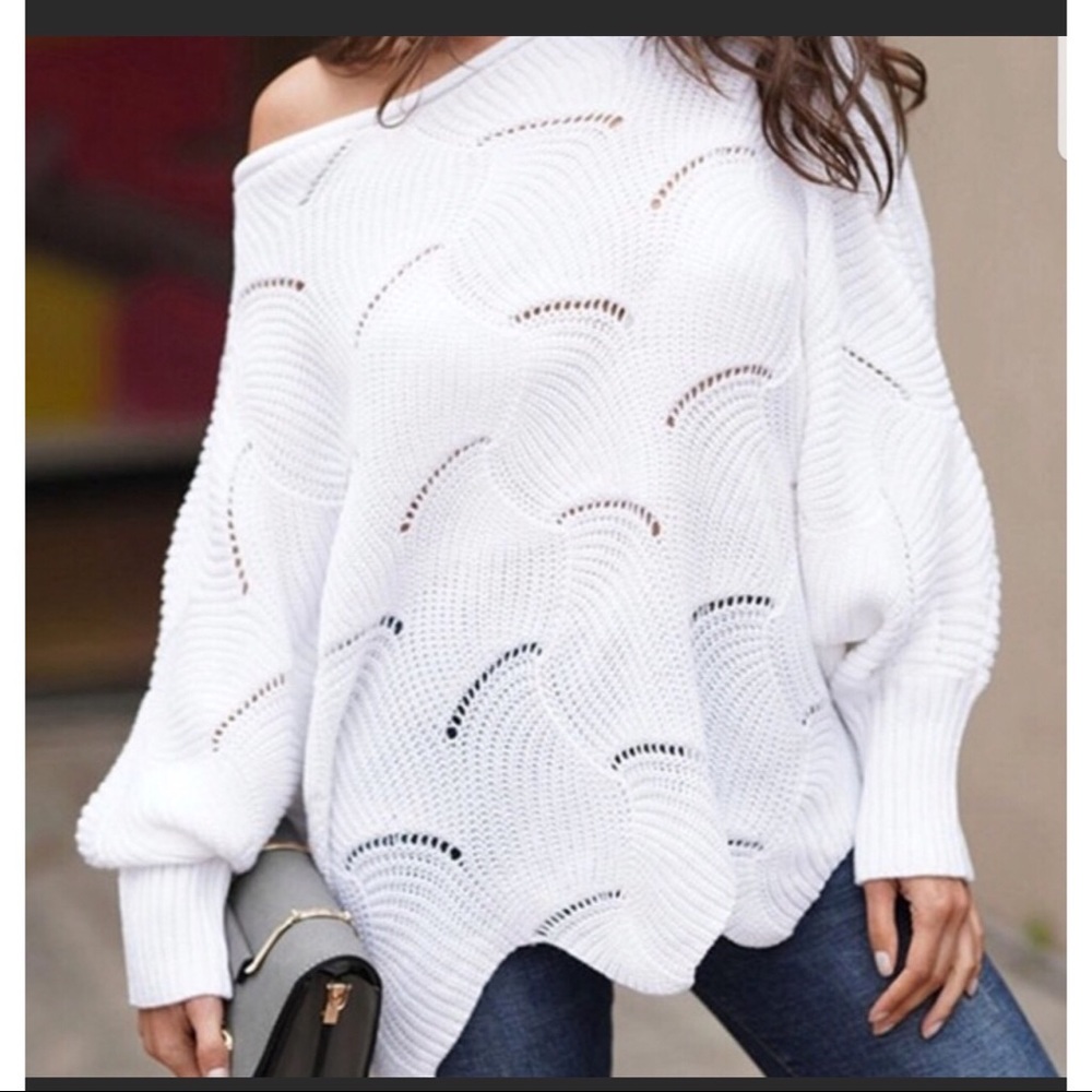 FINAL OFF SHOULDER SWEATER - Picture 6 of 9